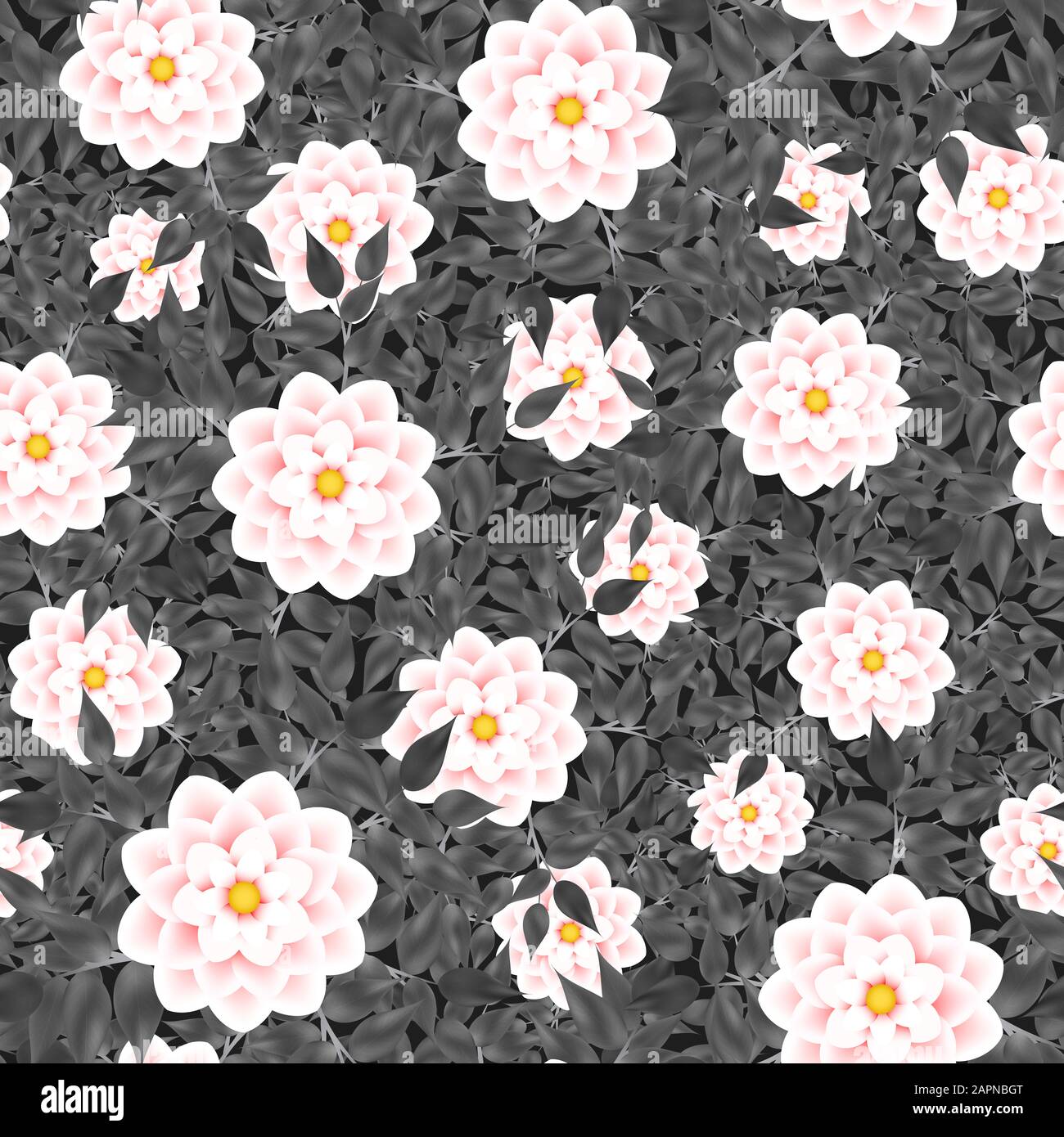 Elegant floral seamless pattern Stock Photo - Alamy