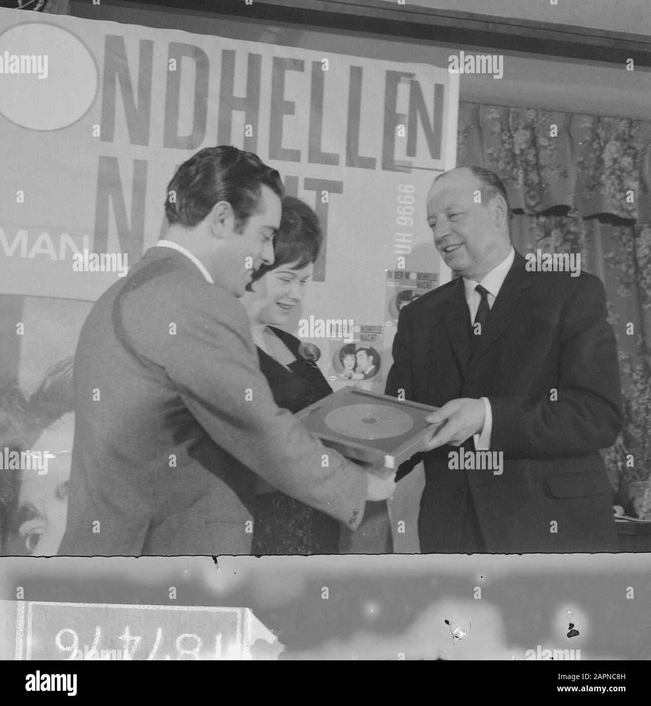Golden Plate For Gert Timmerman And Hermien Date February 3 1966 Person Name Gert Timmerman Stock Photo Alamy