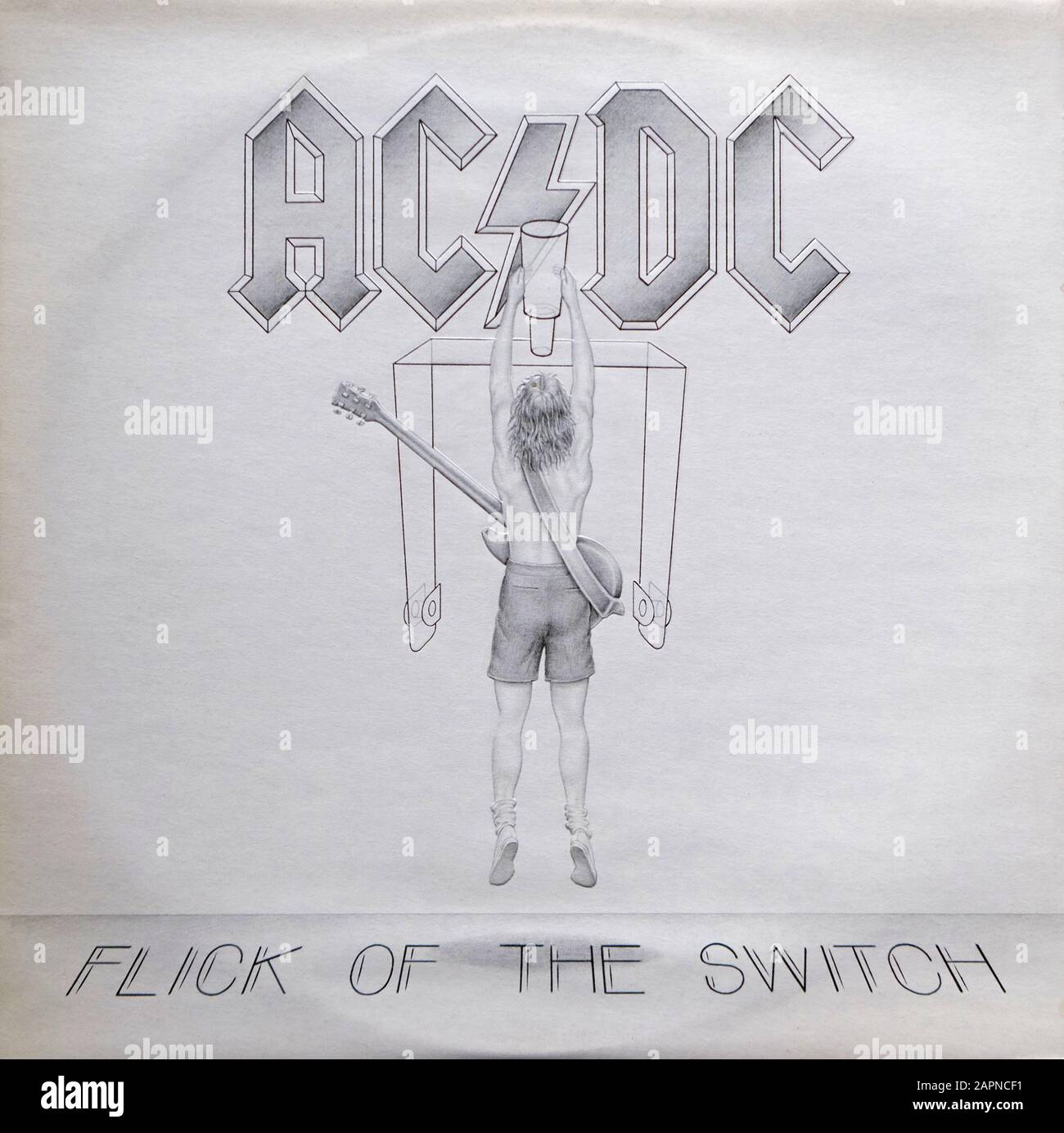 AC/DC: LP front cover 'Flick Of The Switch' Stock Photo - Alamy