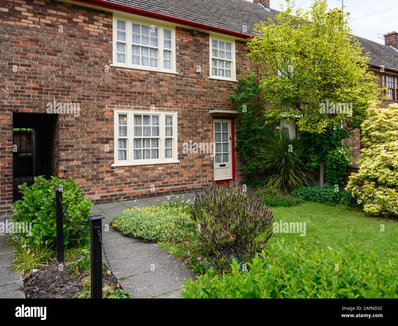 20 Forthlin Road in Allerton, Liverpool, is the childhood home of Beatle Paul McCartney Stock