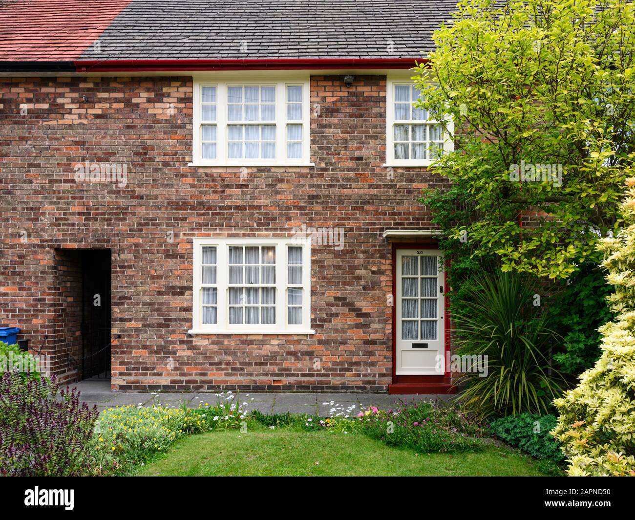 20 Forthlin Road in Allerton, Liverpool, is the childhood home of Beatle Paul McCartney Stock