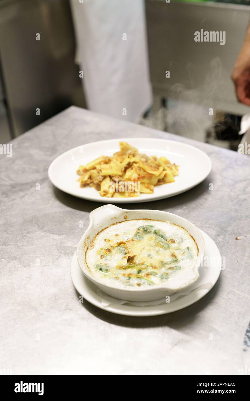 Italian plate of food Stock Photo Alamy