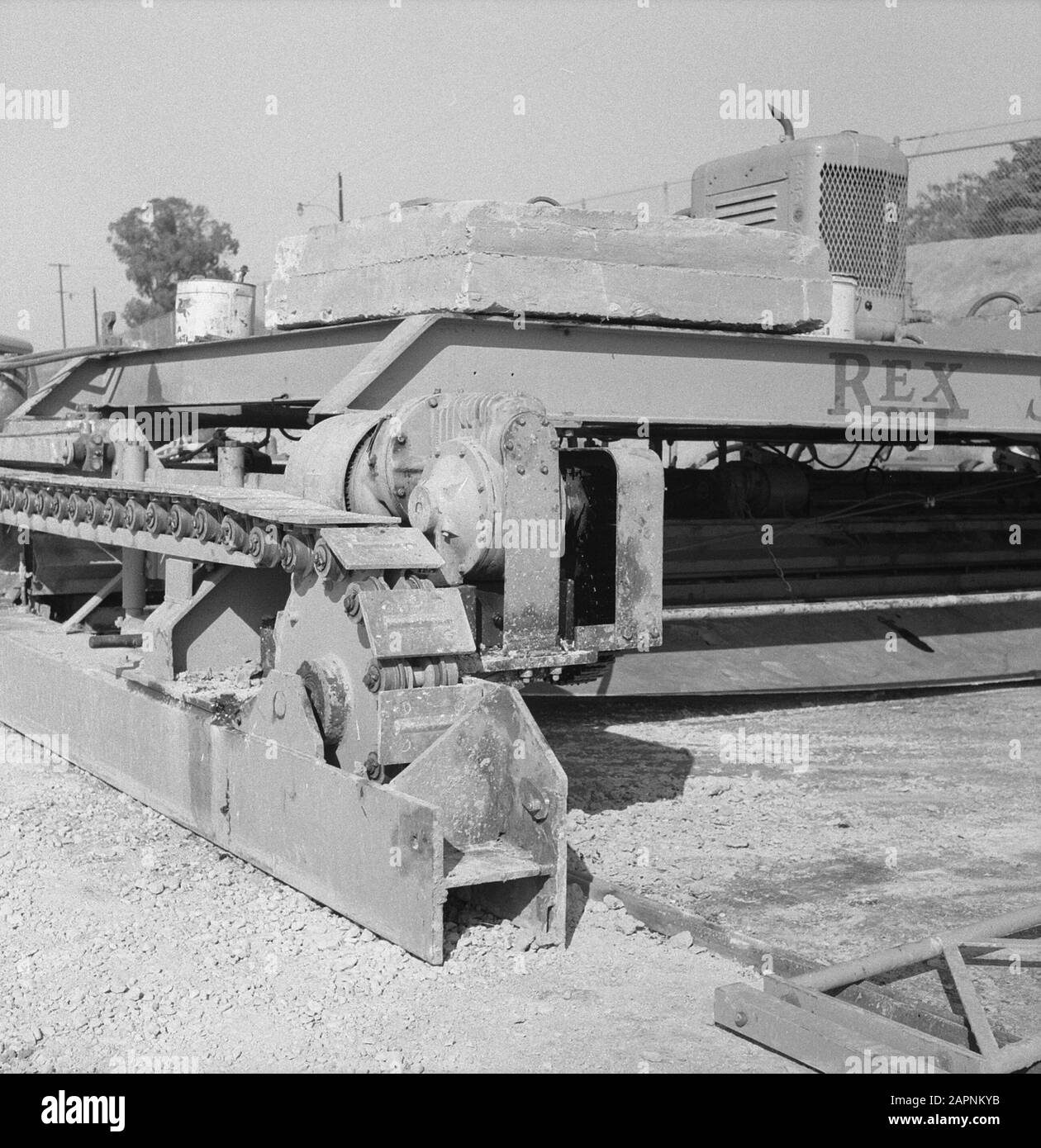 agricultural machinery and tools, work, concrete road machines, rex