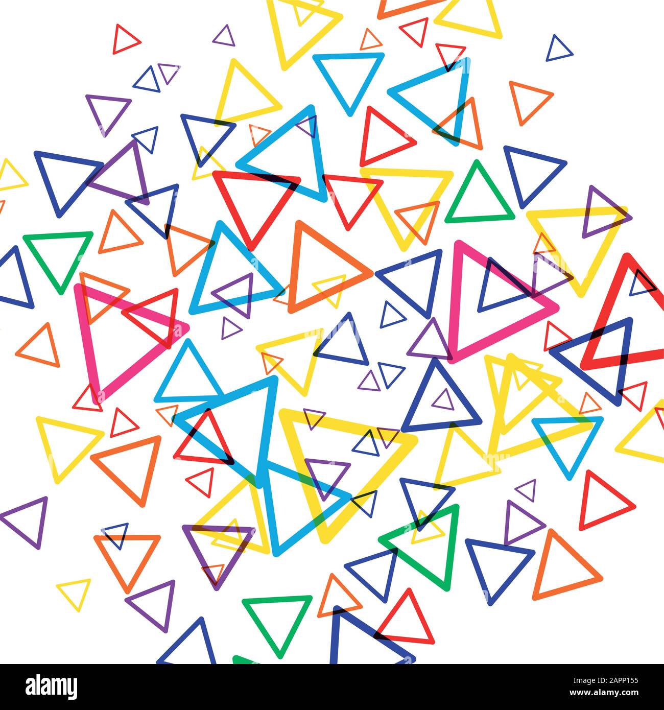Vector triangle, geometric abstract background Stock Vector Image & Art ...