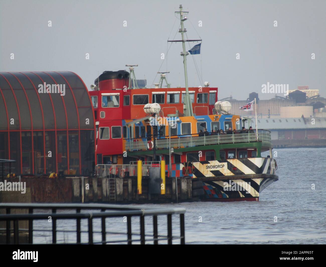 Liverpool, Uk Mersey Ferry The Razzle Dazzle credit Ian Fairbrother/Alamy Stock Photos Stock