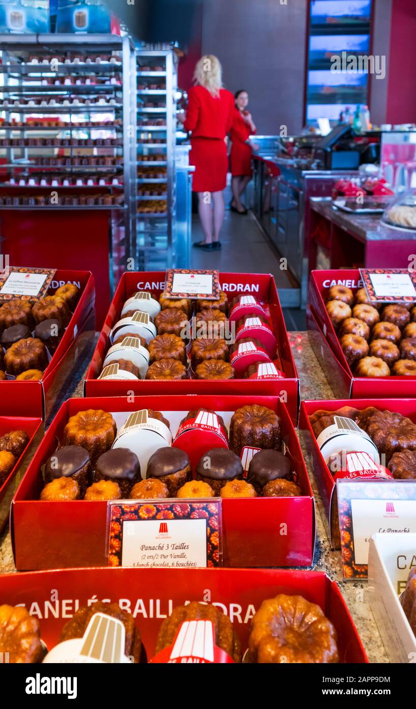 Traditional cake, The canelés of Baillardran, Bordeaux, Nouvelle