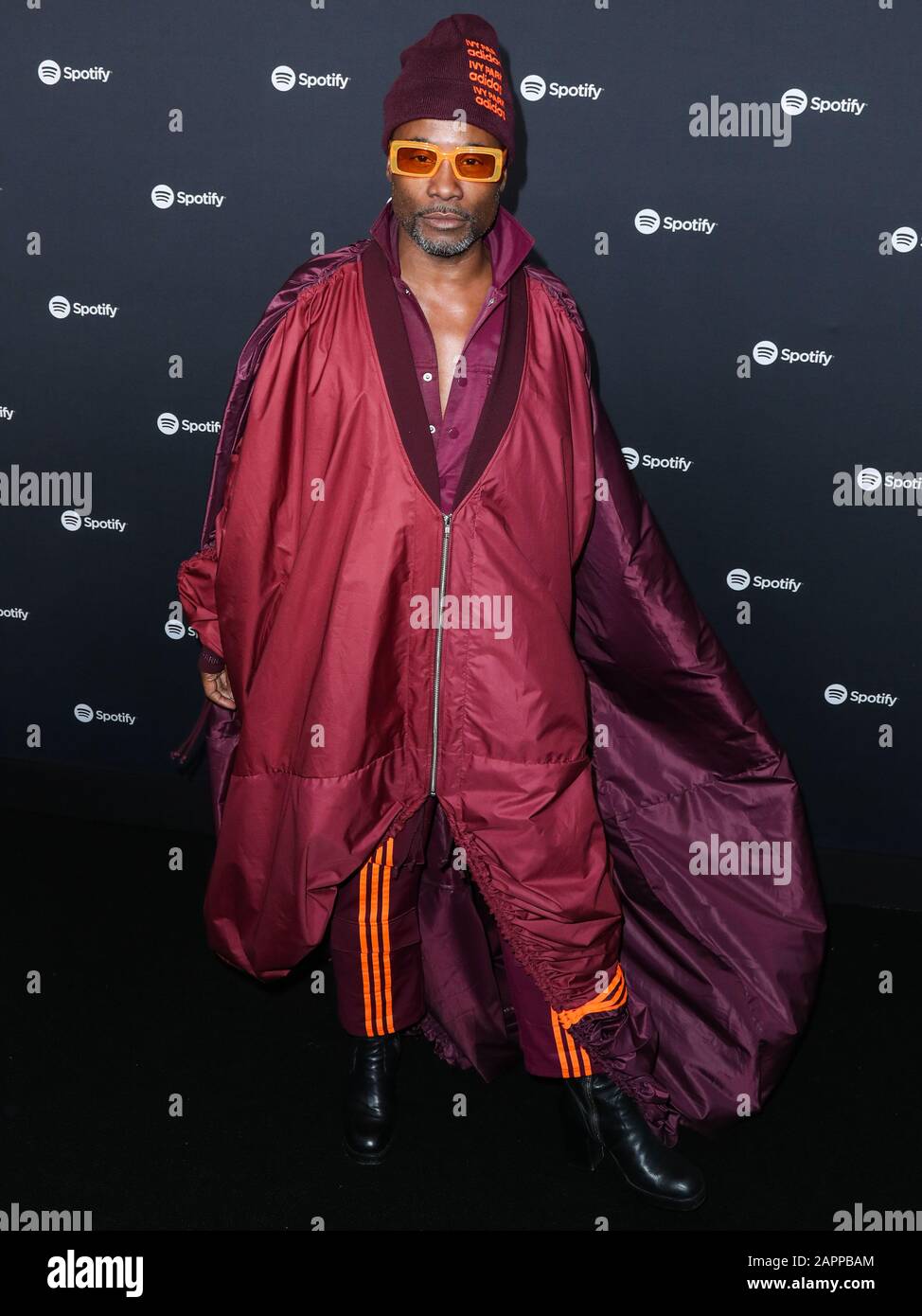 WEST HOLLYWOOD, LOS ANGELES, CALIFORNIA, USA - JANUARY 23: Billy Porter wearing Adidas x Ivy Park arrives at the Spotify Best New Artist 2020 Party held at The Lot Studios on January 23, 2020 in West Hollywood, Los Angeles, California, United States. (Photo by Xavier Collin/Image Press Agency) Stock Photo