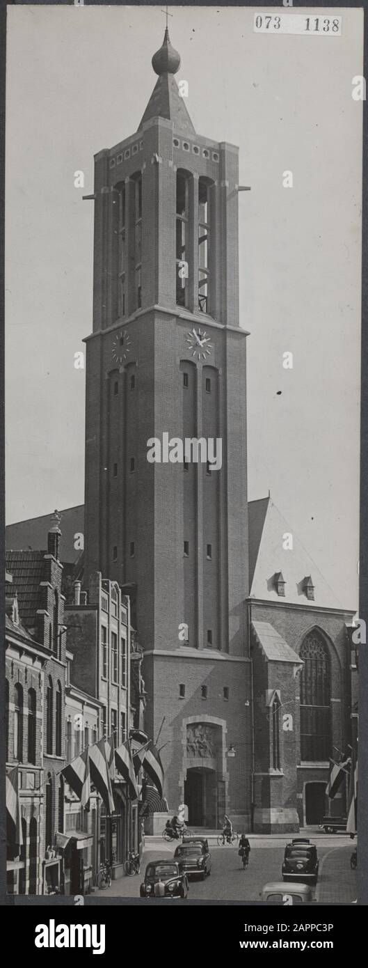 towers, martinus tower Date: 19 October 1953 Location: Limburg, Venlo Keywords: towers Personal name: martinus tower Stock Photo