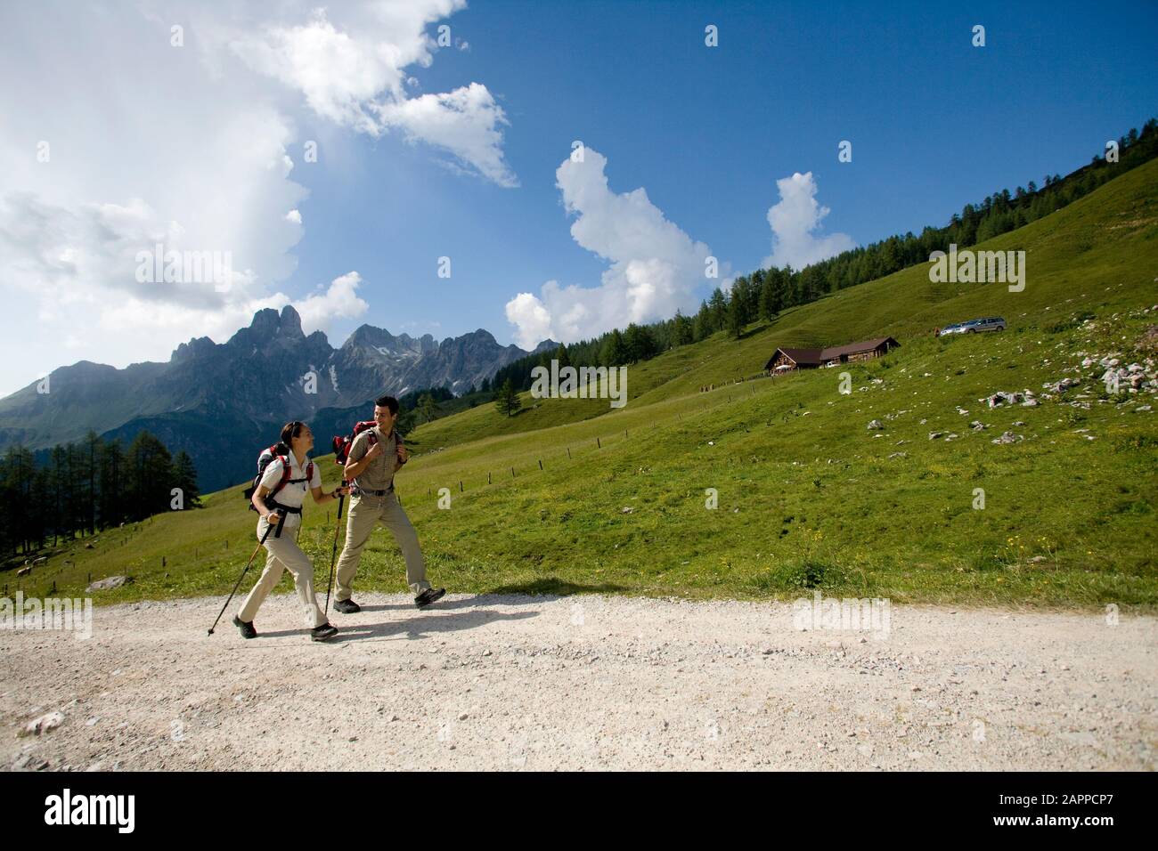Ramsau am Dachstein, Wandern - Hiking Stock Photo - Alamy