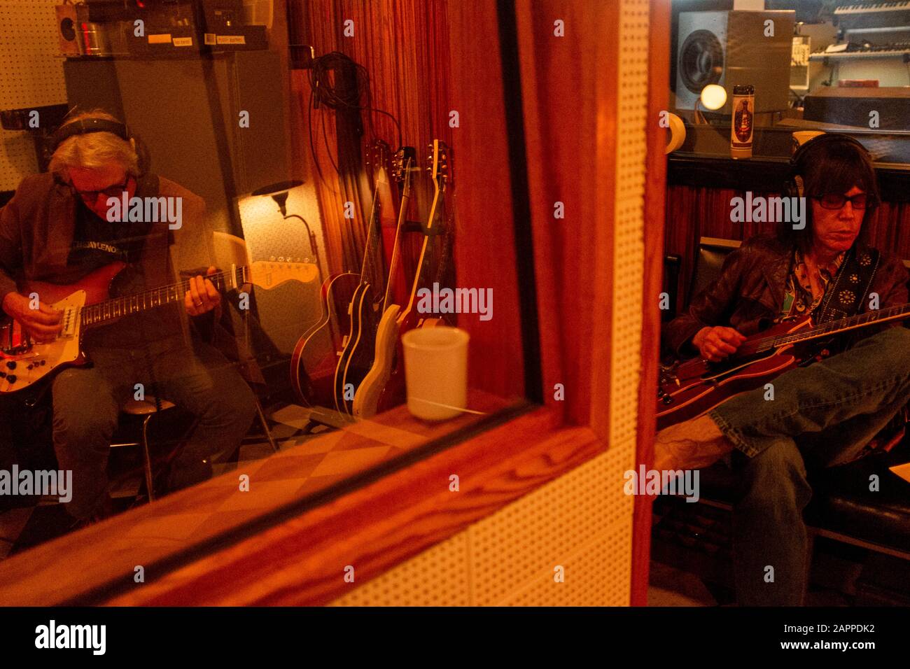 Studio session guitarists. Nashville, Tennessee Stock Photo - Alamy