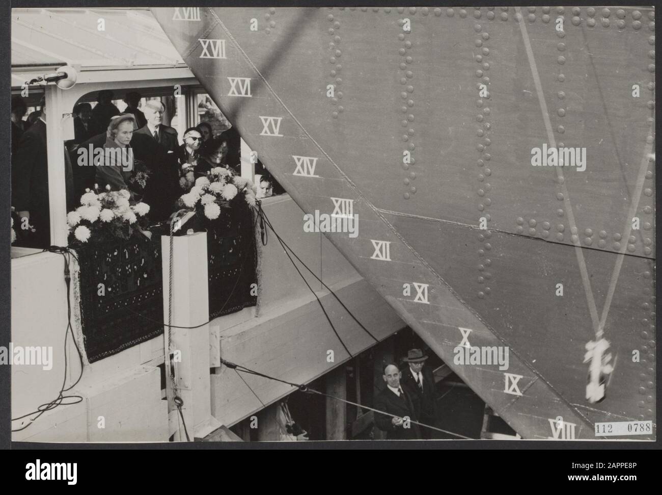 In Vlissingen the great Swedish ship Kungsholm was launched under very