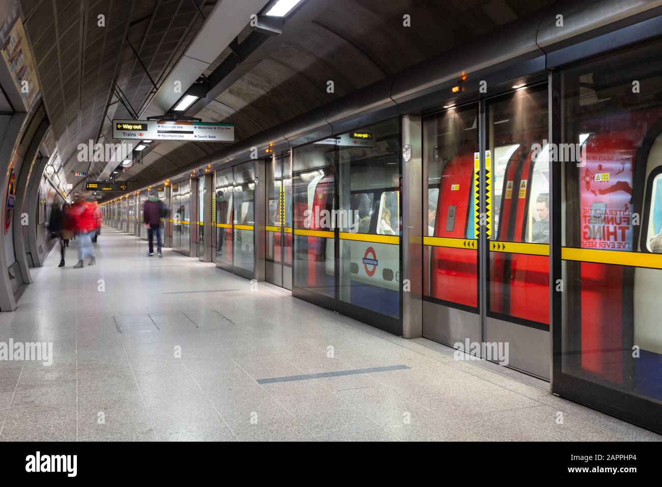 Platform Edge Doors on the Jubilee Line at Waterloo Underground station