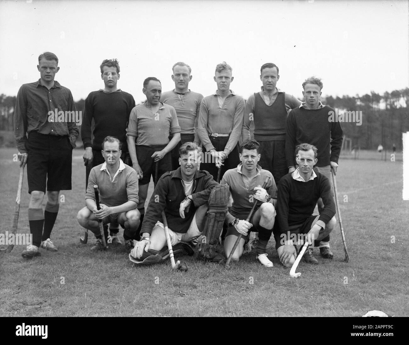 hockey, teams Date: 29 April 1949 Keywords: hockey, teams Stock Photo