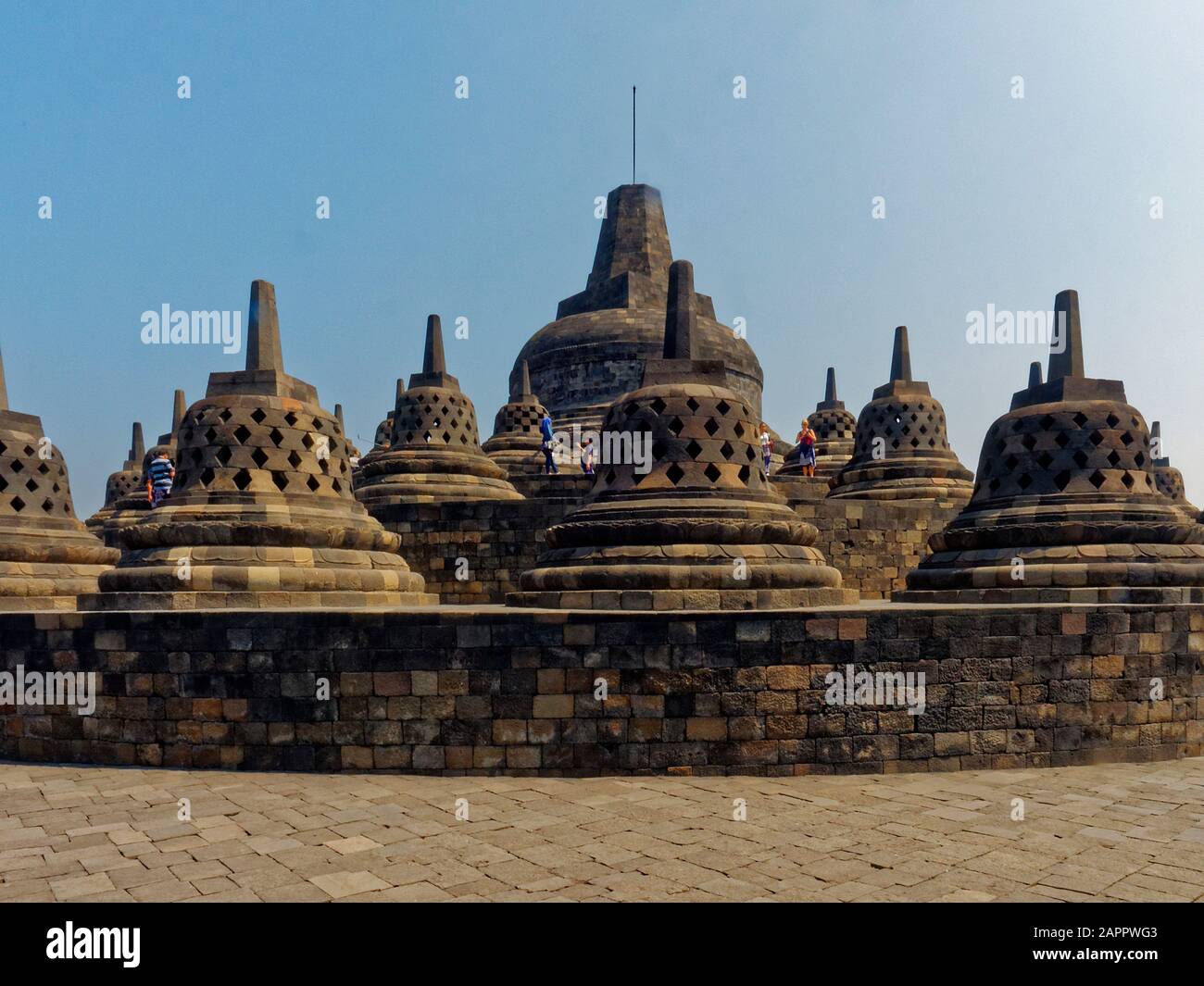Borobudur, UNESCO World Heritage Site, Java, Indonesia, Southeast Asia ...
