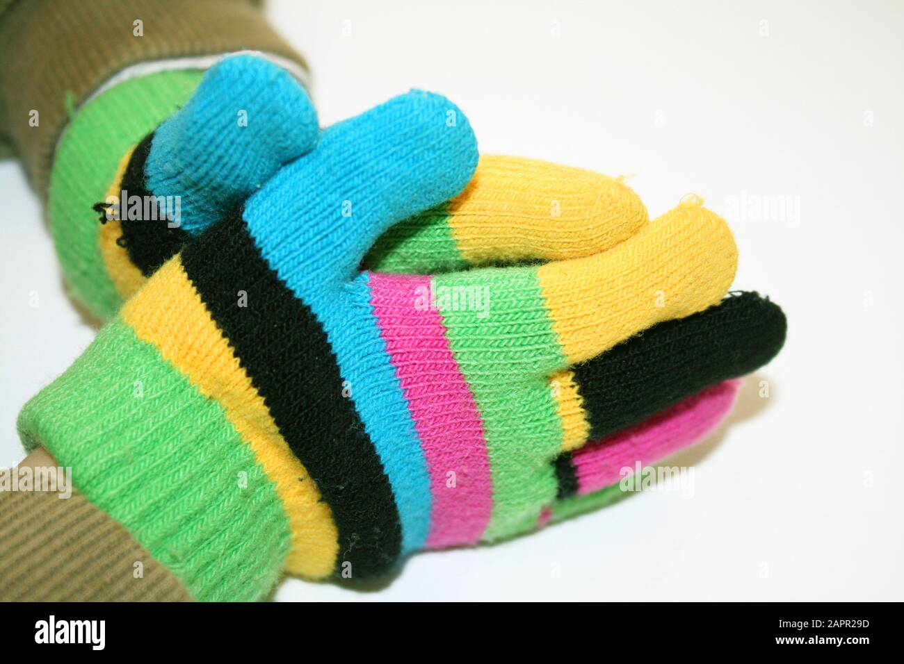 Pair of childrens gloves hi-res stock photography and images - Alamy