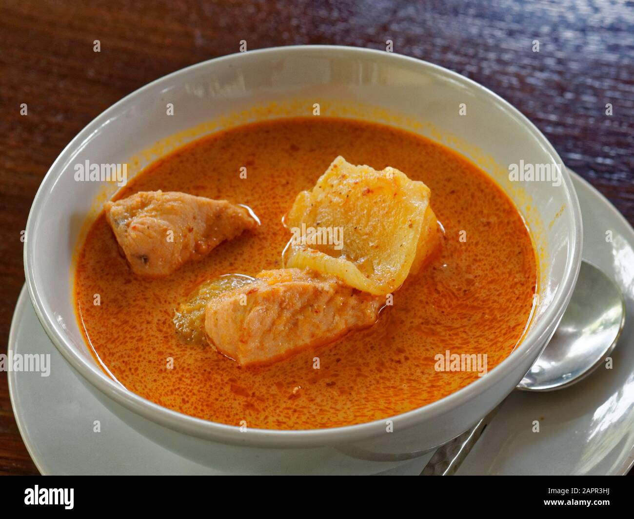 Massaman curry fish, Krabi, Thailand,Asia Stock Photo