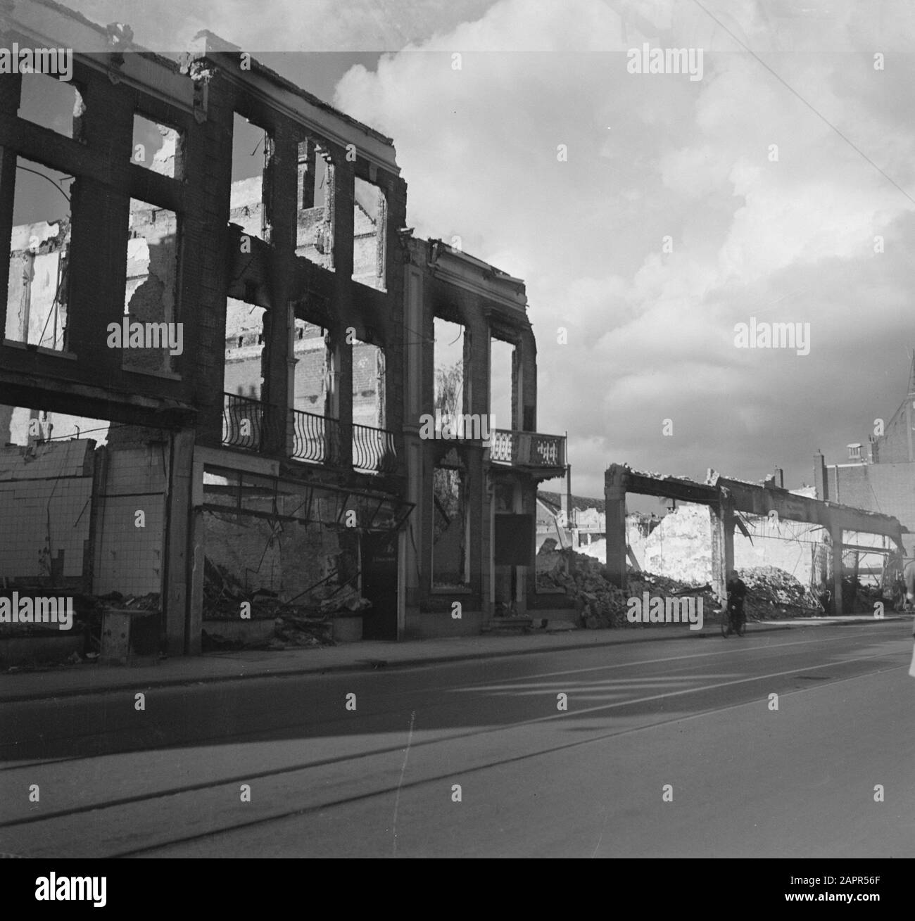 Destruction: Arnhem  [Destroyed buildings] Date: June 1945 Location: Arnhem Keywords: buildings, World War II, destruction Stock Photo