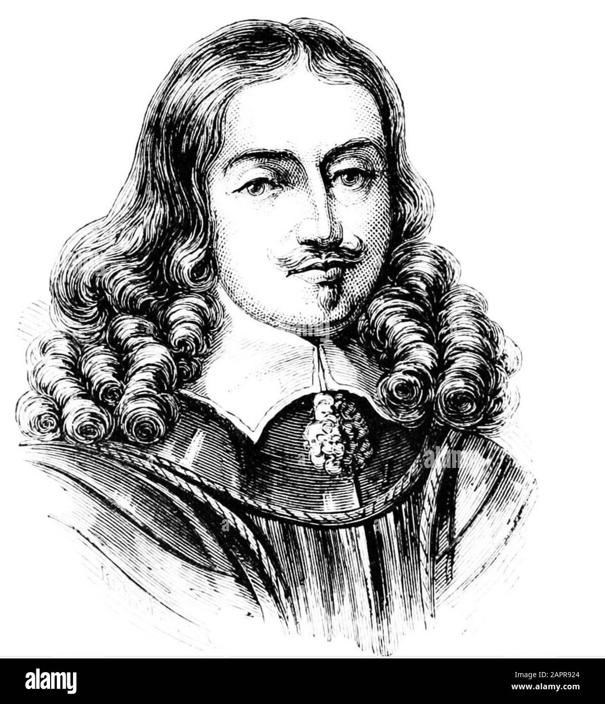 EDWARD SOMERSET, 2nd Marquess of Worcester (c 1602-1667) English Royalist nobleman and inventor Stock Photo