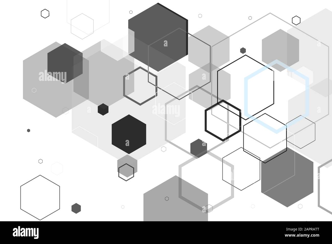 Abstract hexagonal vector background illustration Stock Photo - Alamy