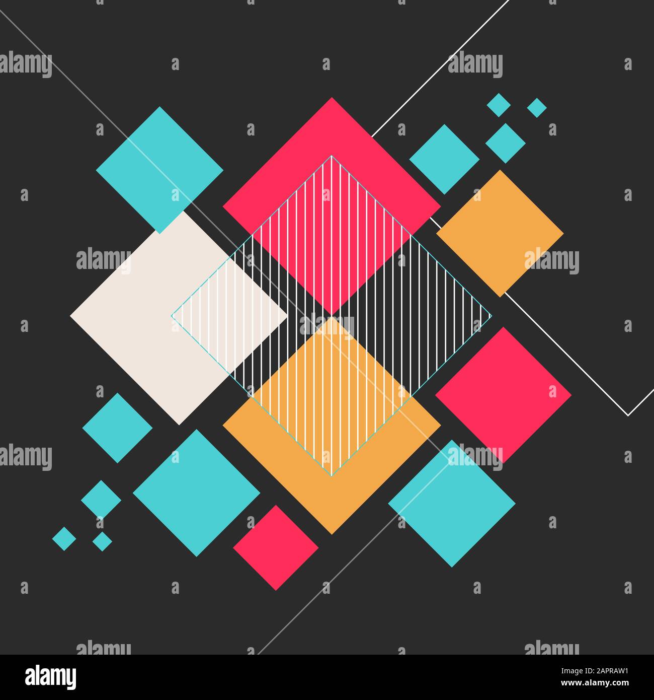 Abstract hexagonal vector background illustration Stock Photo - Alamy
