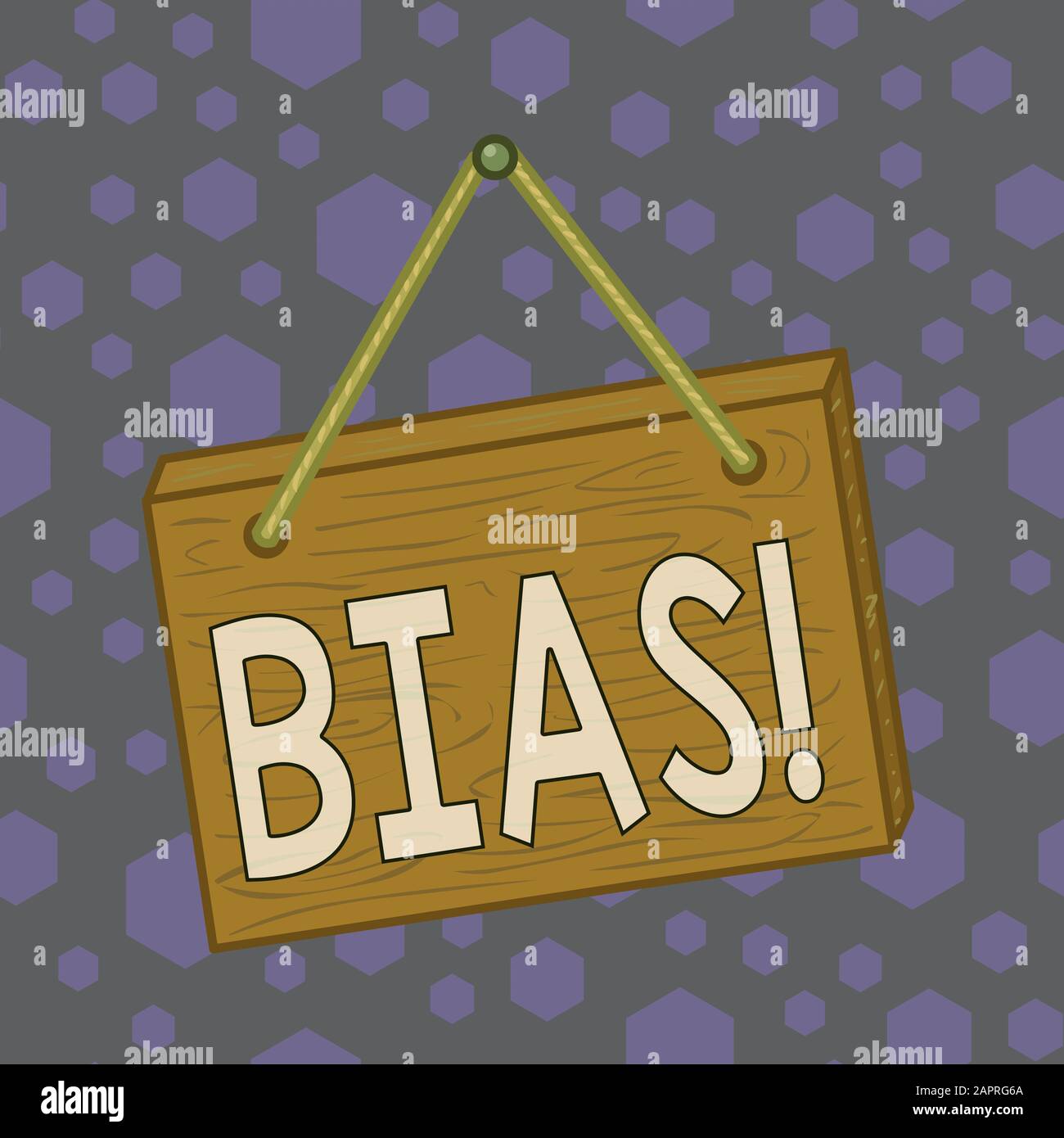 Writing note showing Bias. Business concept for inclination or ...