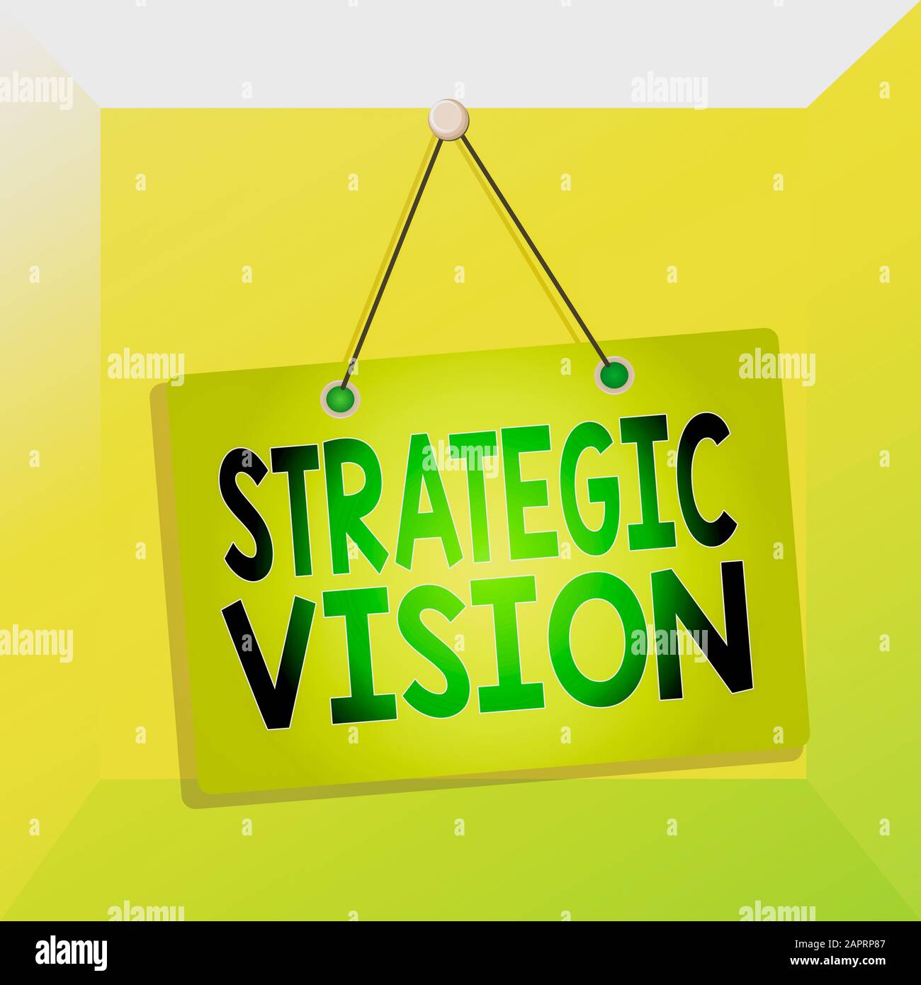 Conceptual hand writing showing Strategic Vision. Concept meaning ...