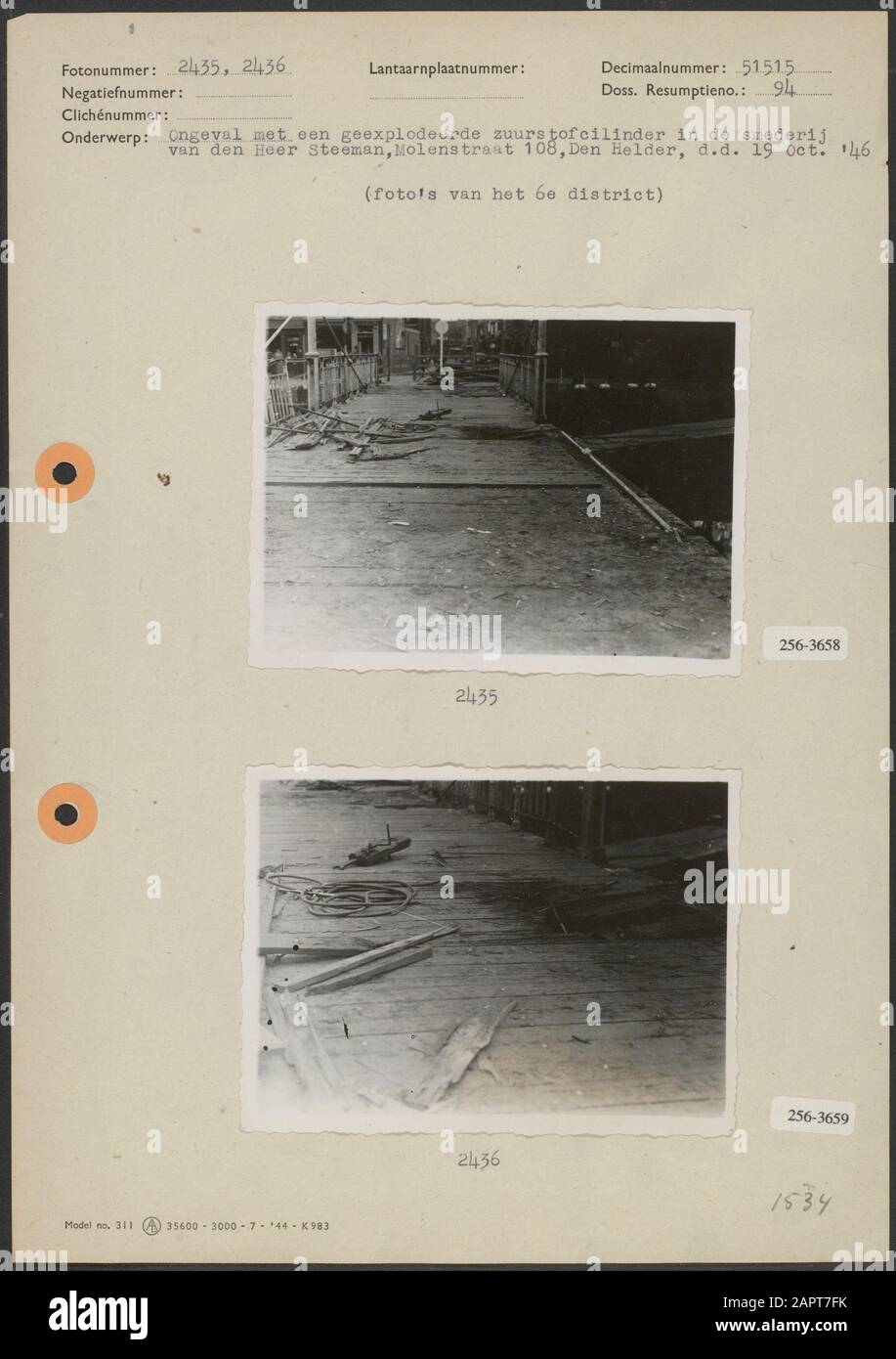 Exploded oxygen cylinder hires stock photography and images Alamy