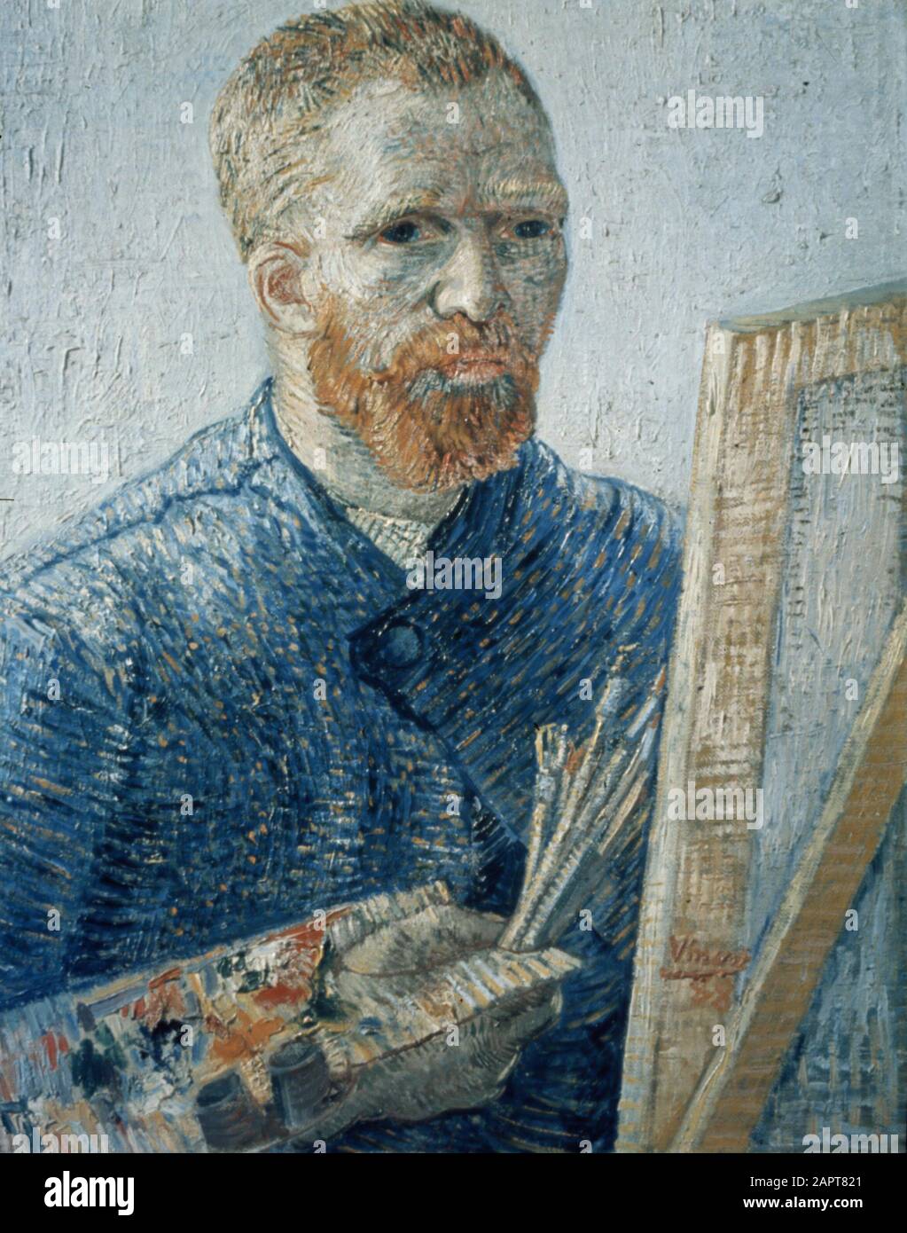 Reproduction Photography Photo of a self-portrait of Vincent van Gogh Date:  undated Keywords: paintings Personal name: Gogh, Vincent van Stock Photo -  Alamy