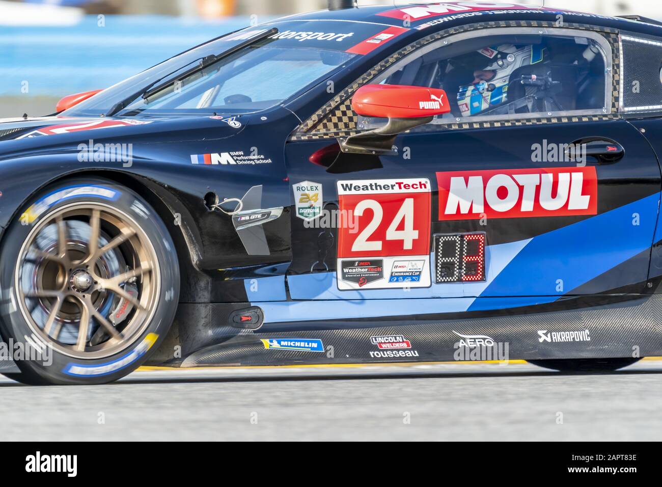 Daytona Beach, Florida, USA. 24th Jan, 2020. The BMW Team RLL BMW 