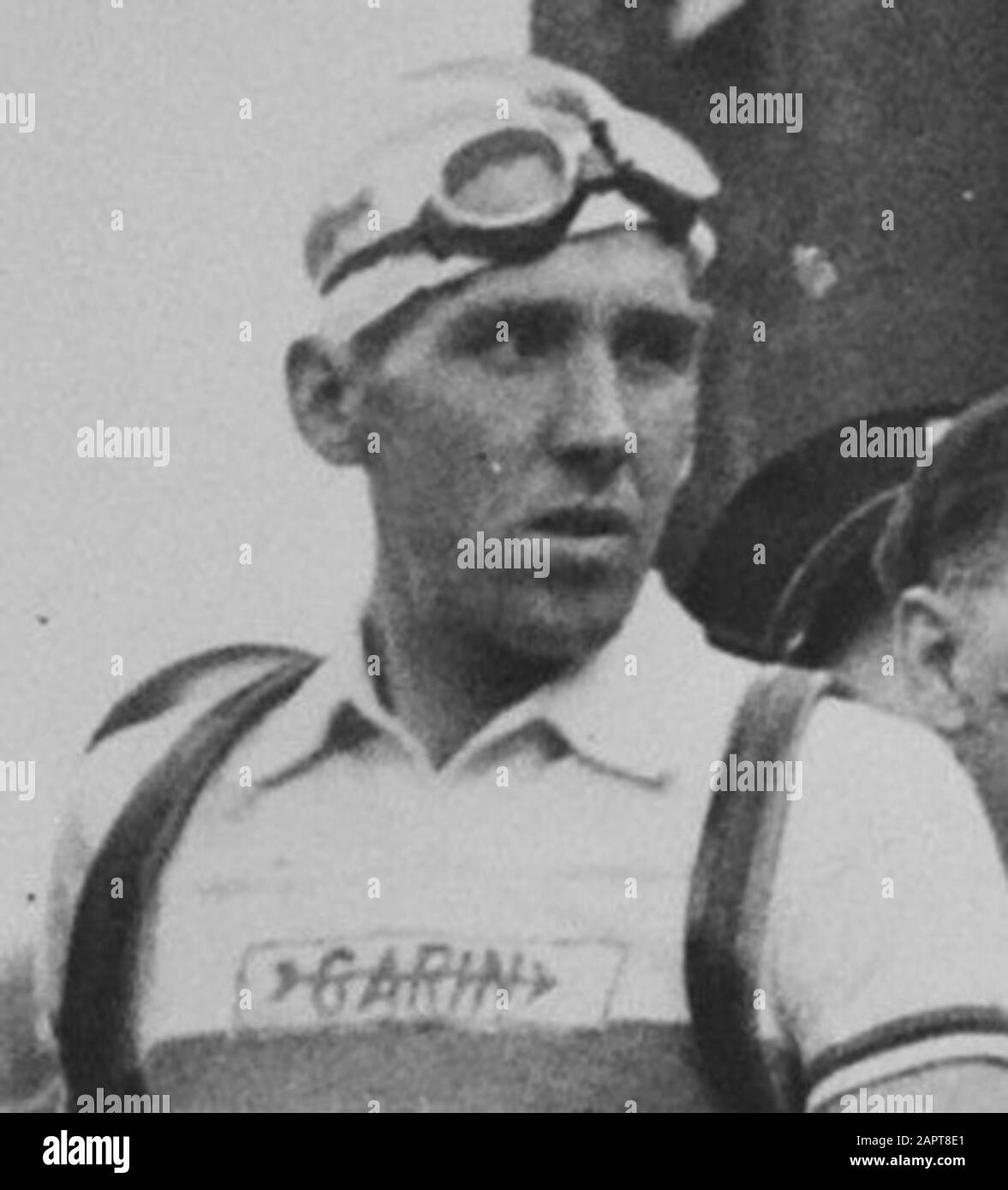 Tour de France 1950. The Dutch team at the start in Paris. Vl r. Wout Wagtmans, Frans Fox, (...); Stock Photo