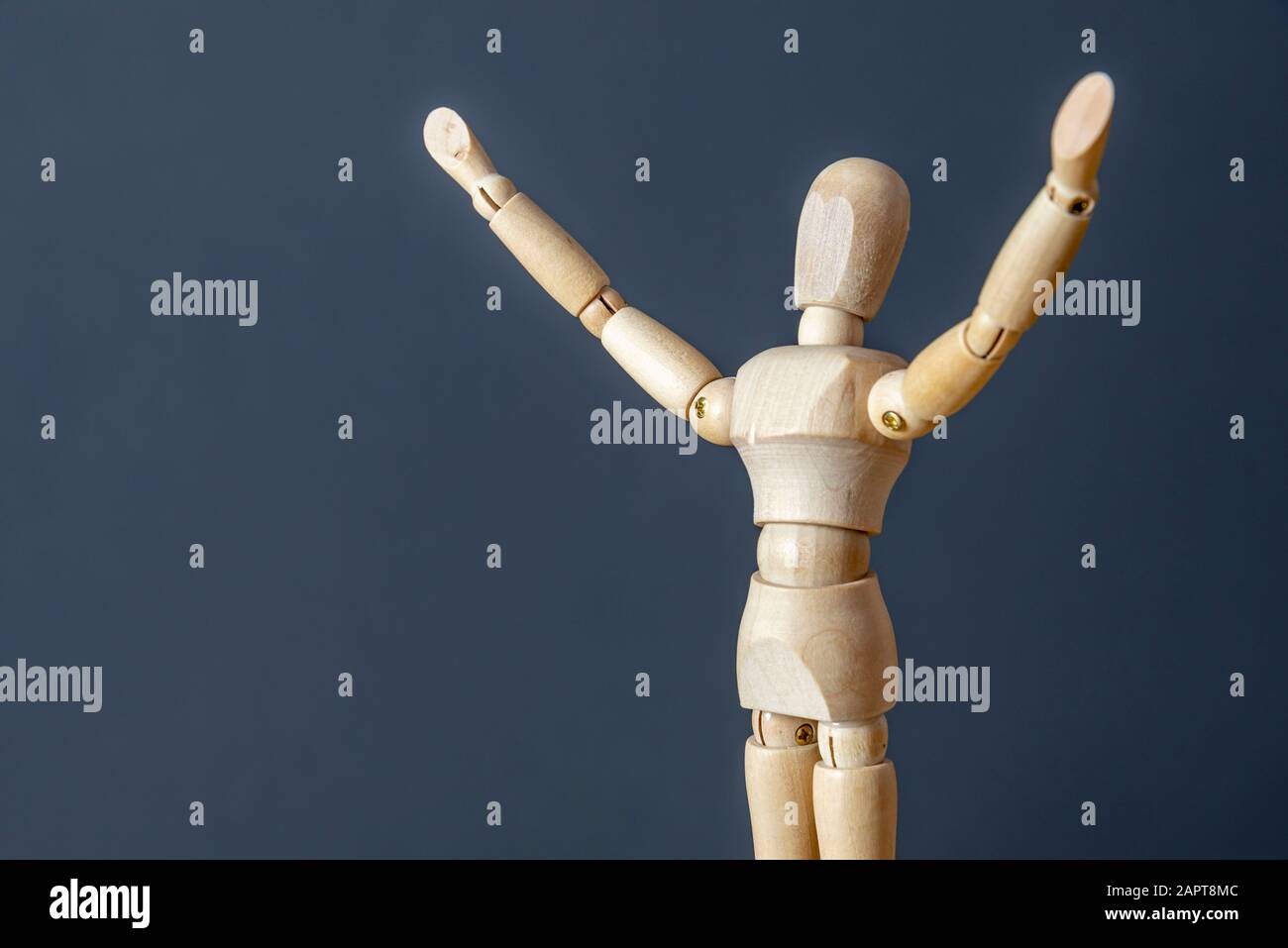 Mannequin making a speech background Stock Photo Alamy