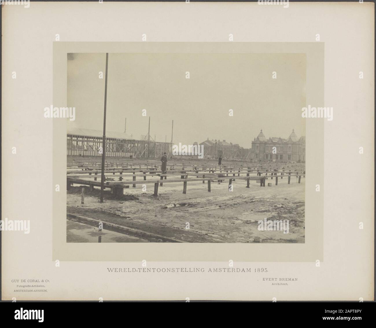 Foundation and floor beams for an exhibition hall. Architect Evert