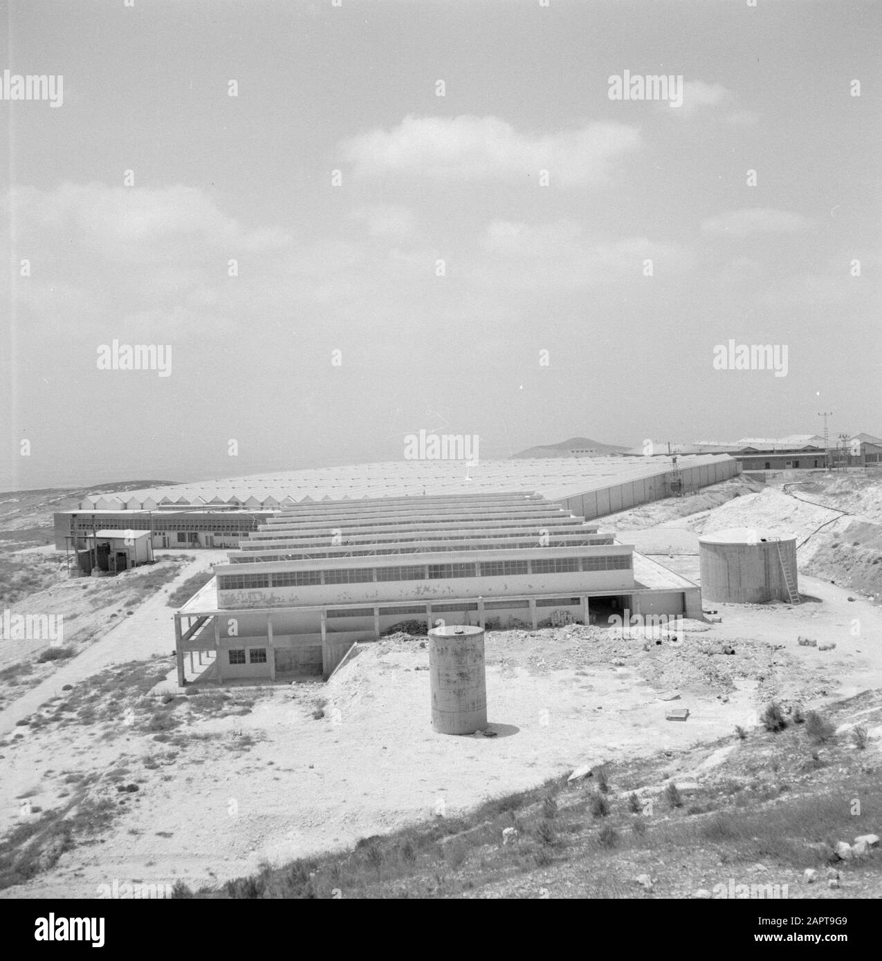 Israel Nazareth new construction Buildings, presumably a factory