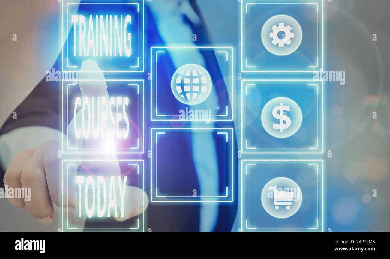 New Topic Training Text Handwriting text Training Courses. Conceptual photo lessons to teach ...
