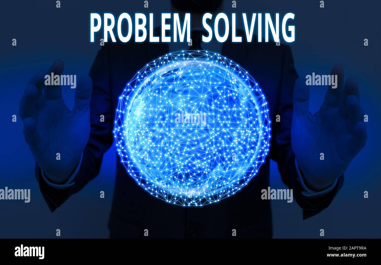Word writing text Problem Solving. Business photo showcasing process of ...