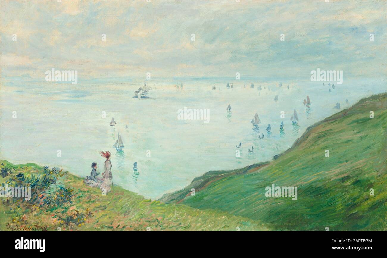 Vintage Claude painting Stock Photo Alamy