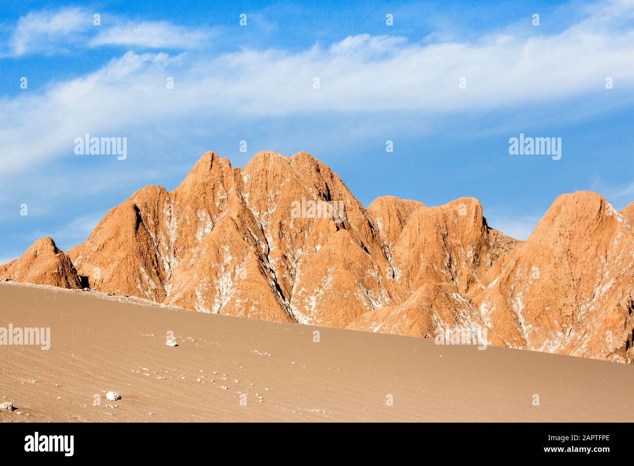 Valle de la Luna, Atacama Desert. Chile Stock Photo