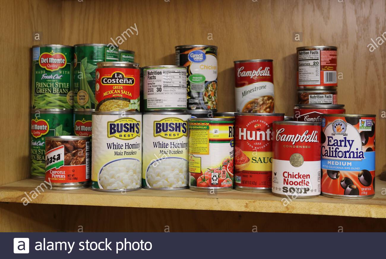 Canned Goods Food Drive Stock Photos Canned Goods Food Drive