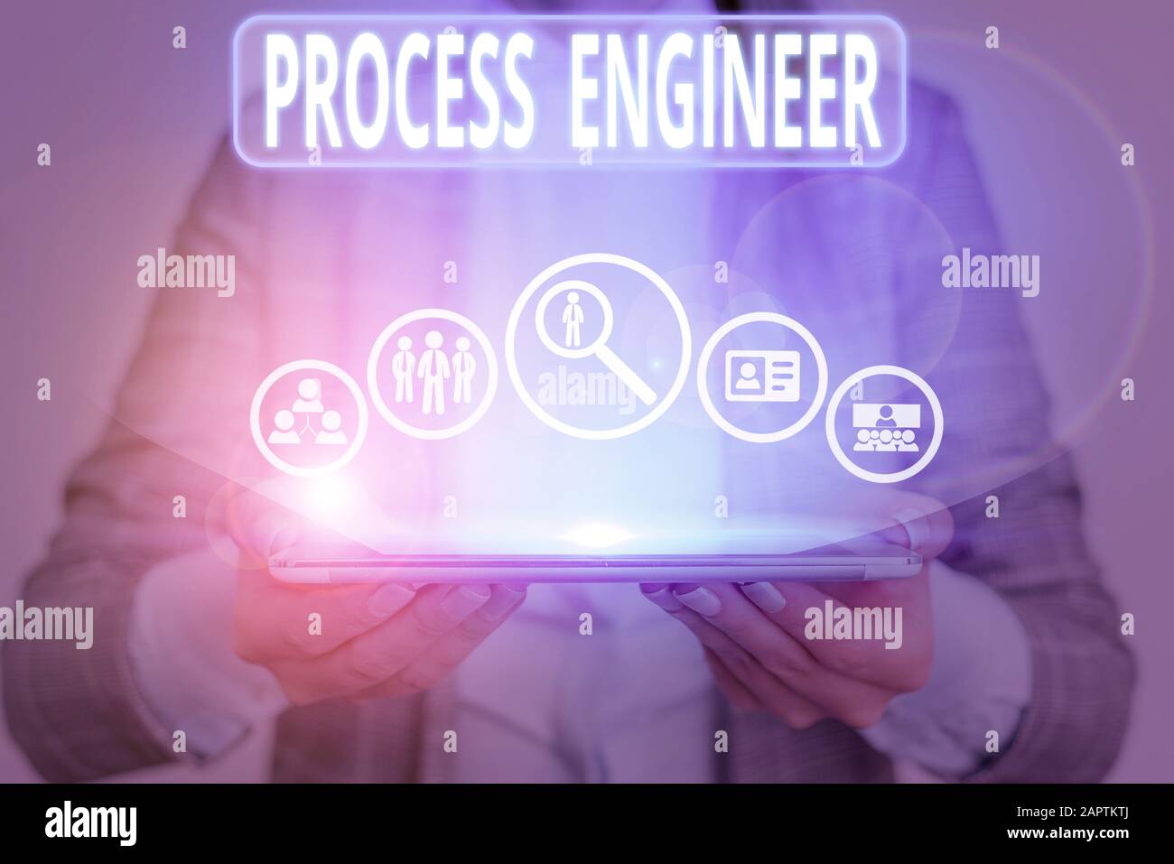 Conceptual hand writing showing Process Engineer. Concept meaning responsible for developing new industrial processes Stock Photo