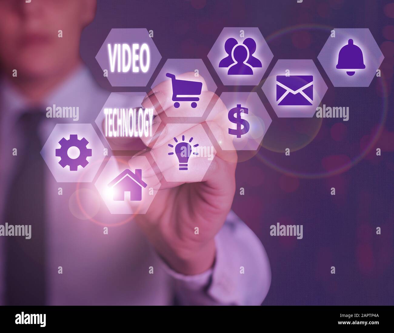 Conceptual hand writing showing Video Technology. Concept meaning