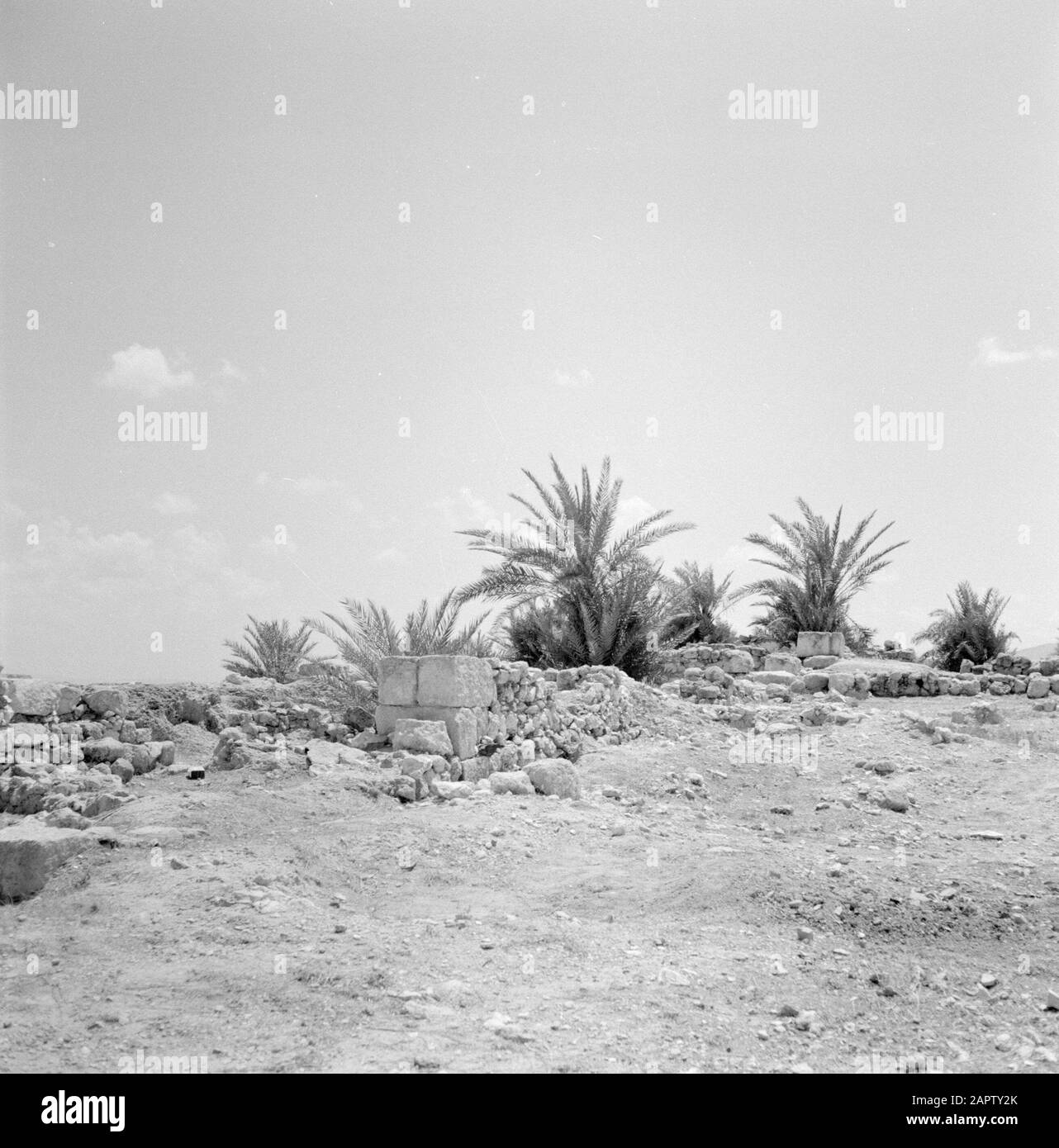 Israel excavations Megido (Megiddo Stock Photo Alamy