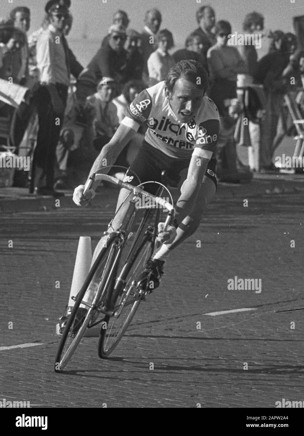 Prologue of Tour de France in Scheveningen, time trial, Joop Zoetemelk in  action Stock Photo - Alamy