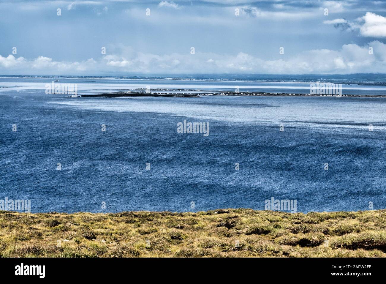 View of Irish fjord in summer Stock Photo