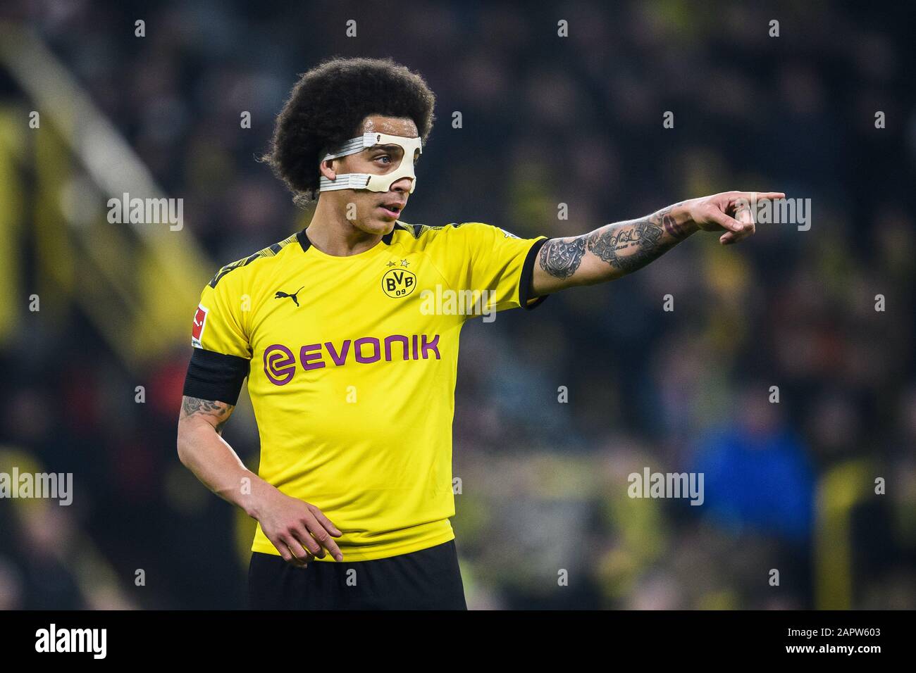 Dortmund, Germany. 24th Jan, 2020. Axel Witsel (Borussia Dortmund). GES/ Fußball/1. Bundesliga: Borussia Dortmund - FC Cologne, 24.01.2020 -  Football/Soccer 1st Division: Borussia Dortmund vs FC Cologne, Dortmund,  Jan 24, 2020 - DFL