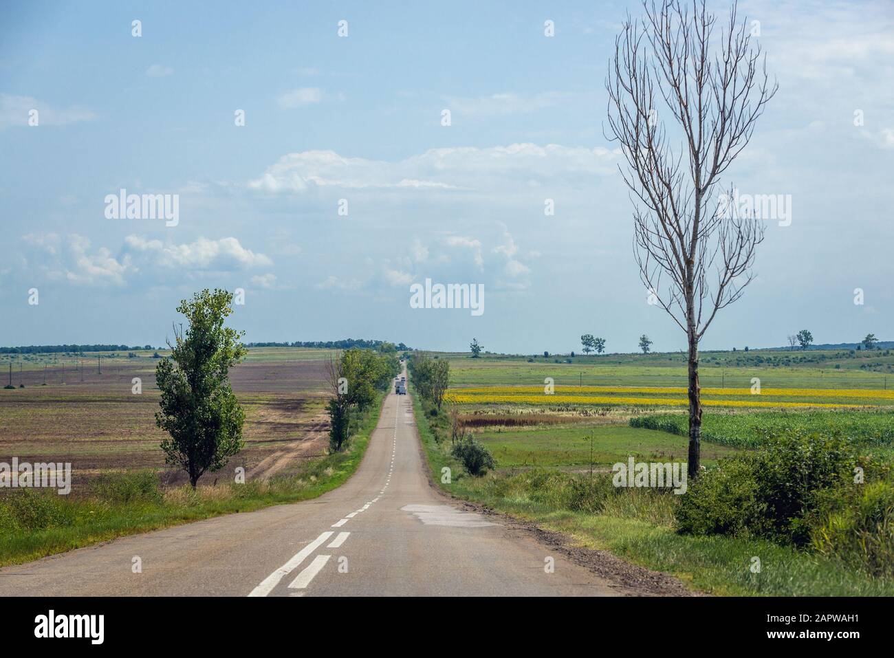 Road in rural area hi-res stock photography and images - Alamy