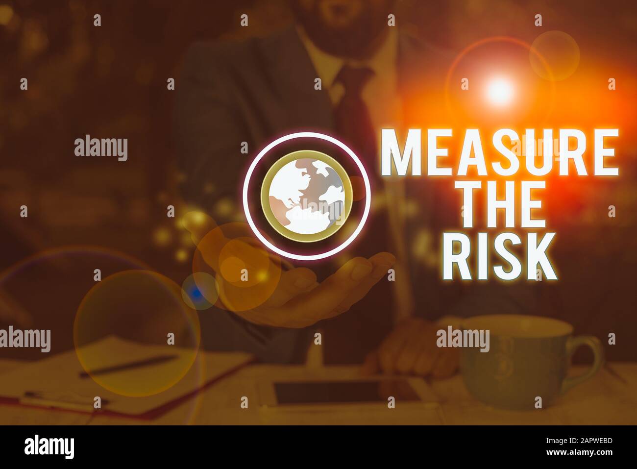 Measuring The Risk Conceptual hand writing showing Measure The Risk. Concept meaning ...