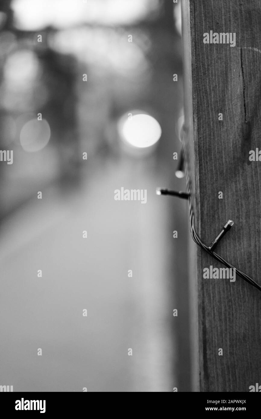 Wrapped around electricity pole hires stock photography and images Alamy