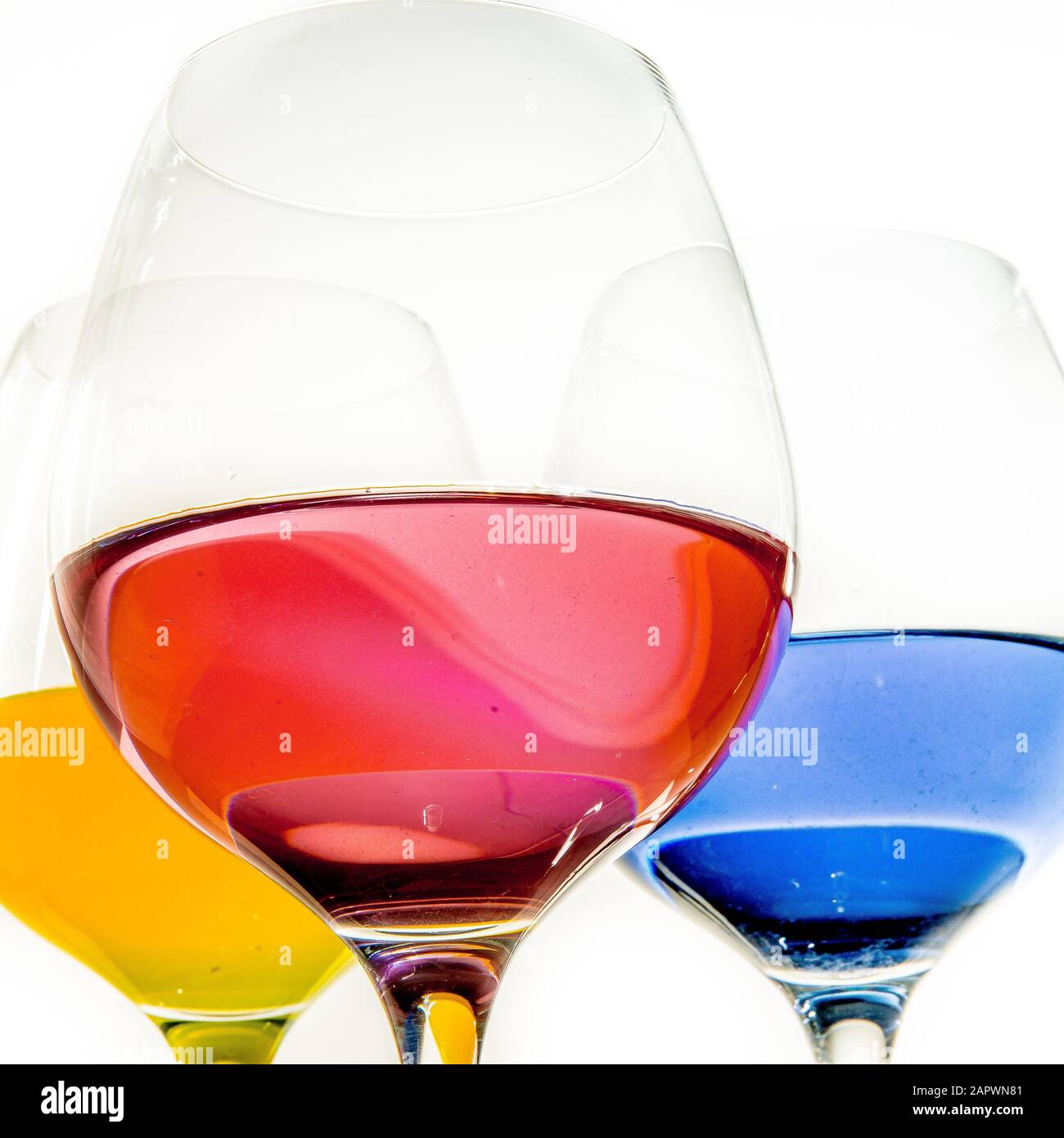 Laboratory beaker filled green color hires stock photography and