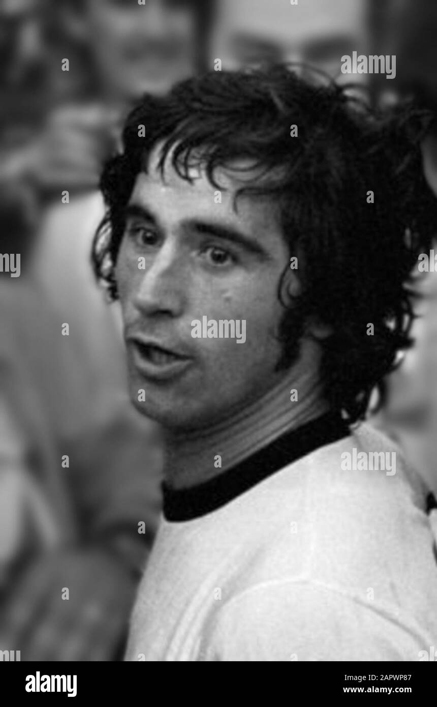 Italian: Gerd Müller after the 1974 World Cup final in Munich, West Germany against Holland 2-1.; Stock Photo