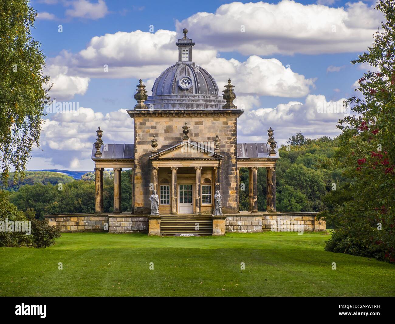 Temple of the Four Winds - Castle Howard Stock Photo